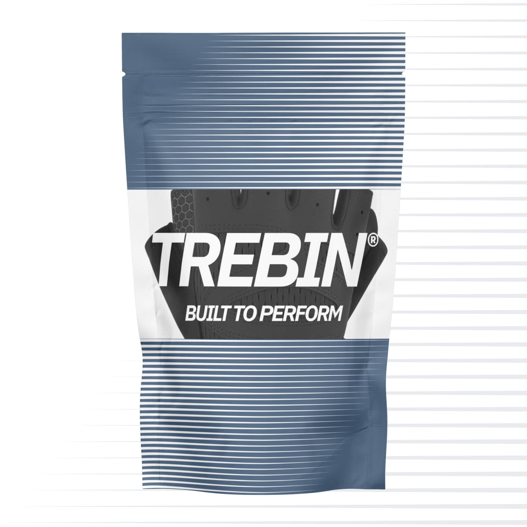 Trebin Fitnesshandschoenen met Polsband - Inclusief Mesh Opbergzakje - Zwart