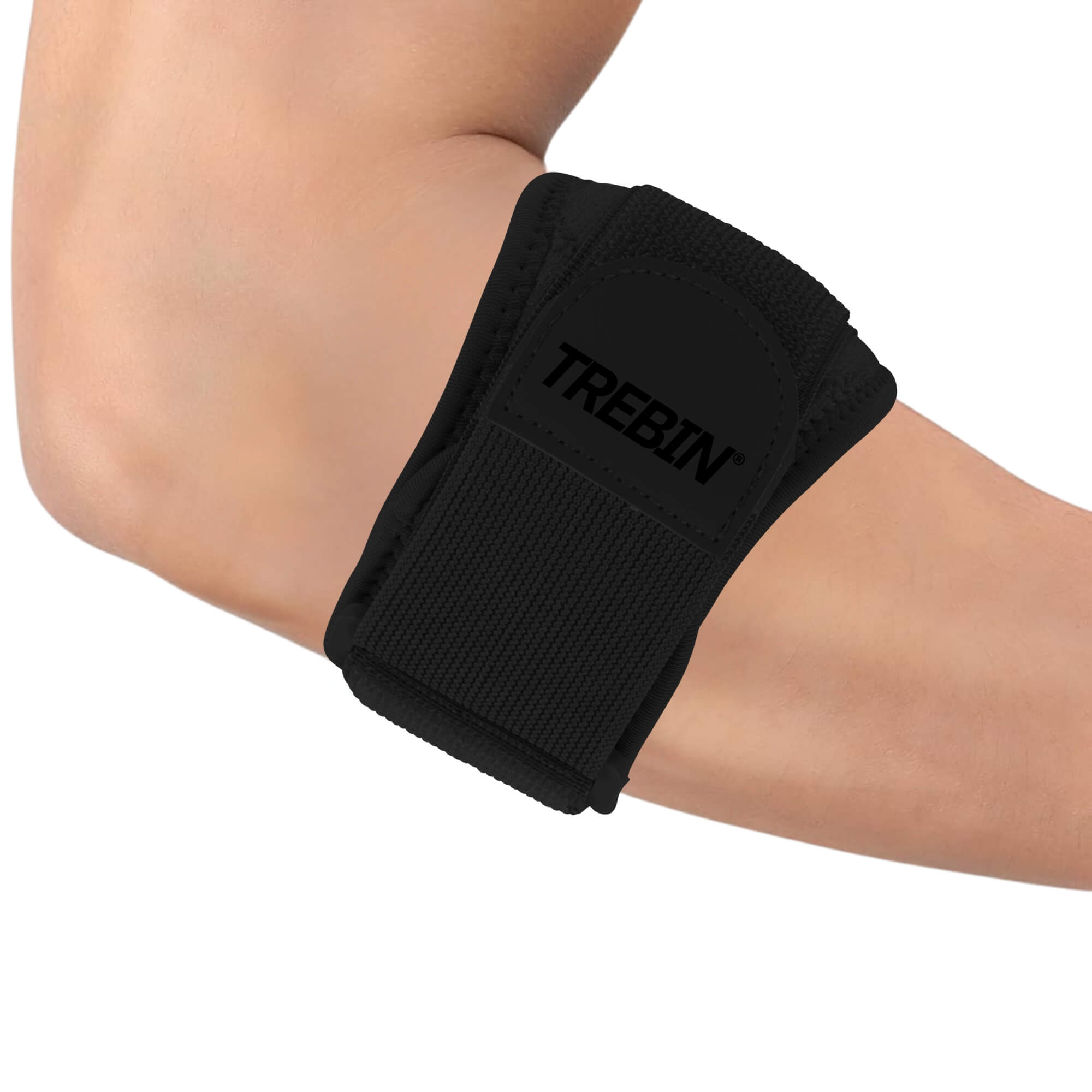 Trebin Elleboogbrace – Zwart, One Size