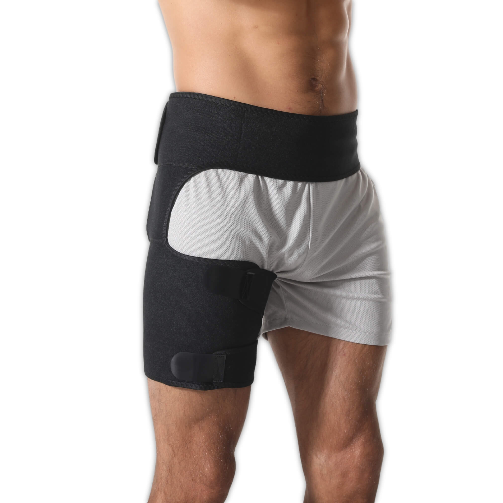 Trebin Heupbrace – Zwart, One Size
