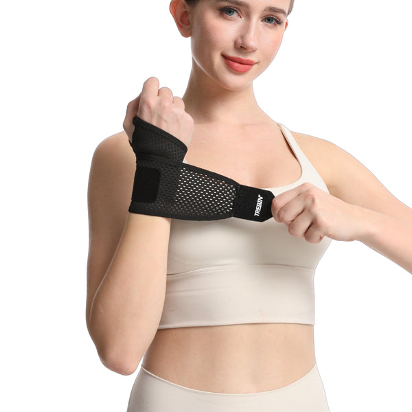 Lichtgewicht Polsbrace – Zwart (One Size)