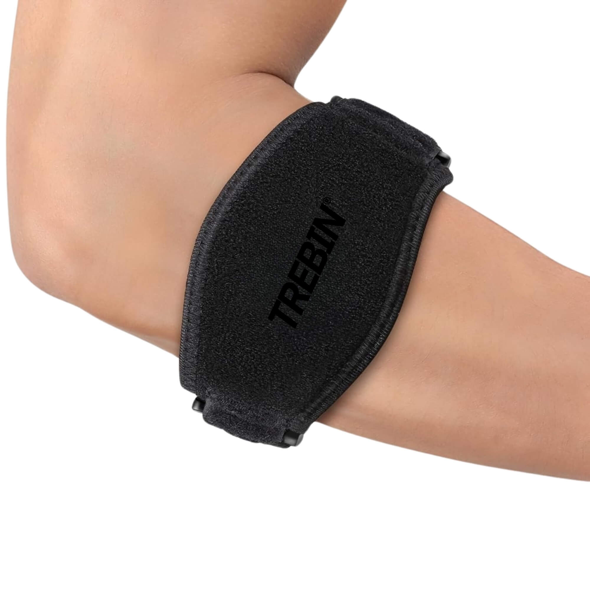 Trebin Elleboogbrace – Zwart, One Size