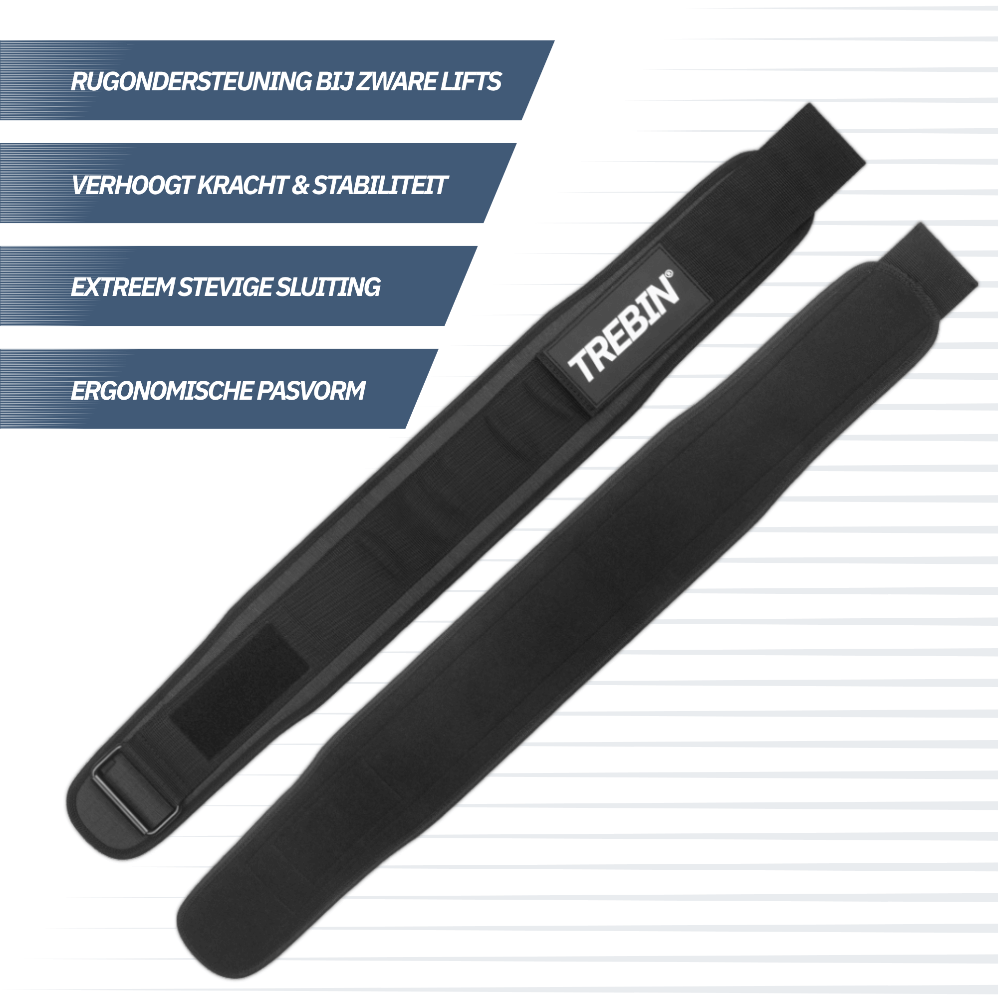 Trebin Gewichthefriem - Zwart