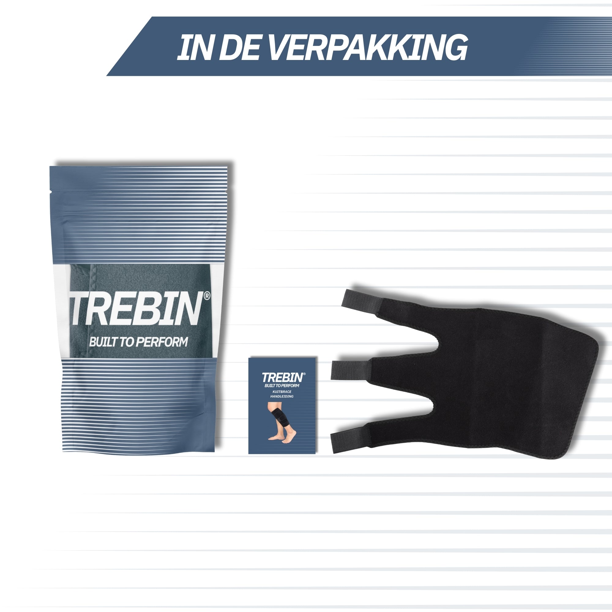Trebin Kuitbrace – Zwart, One Size