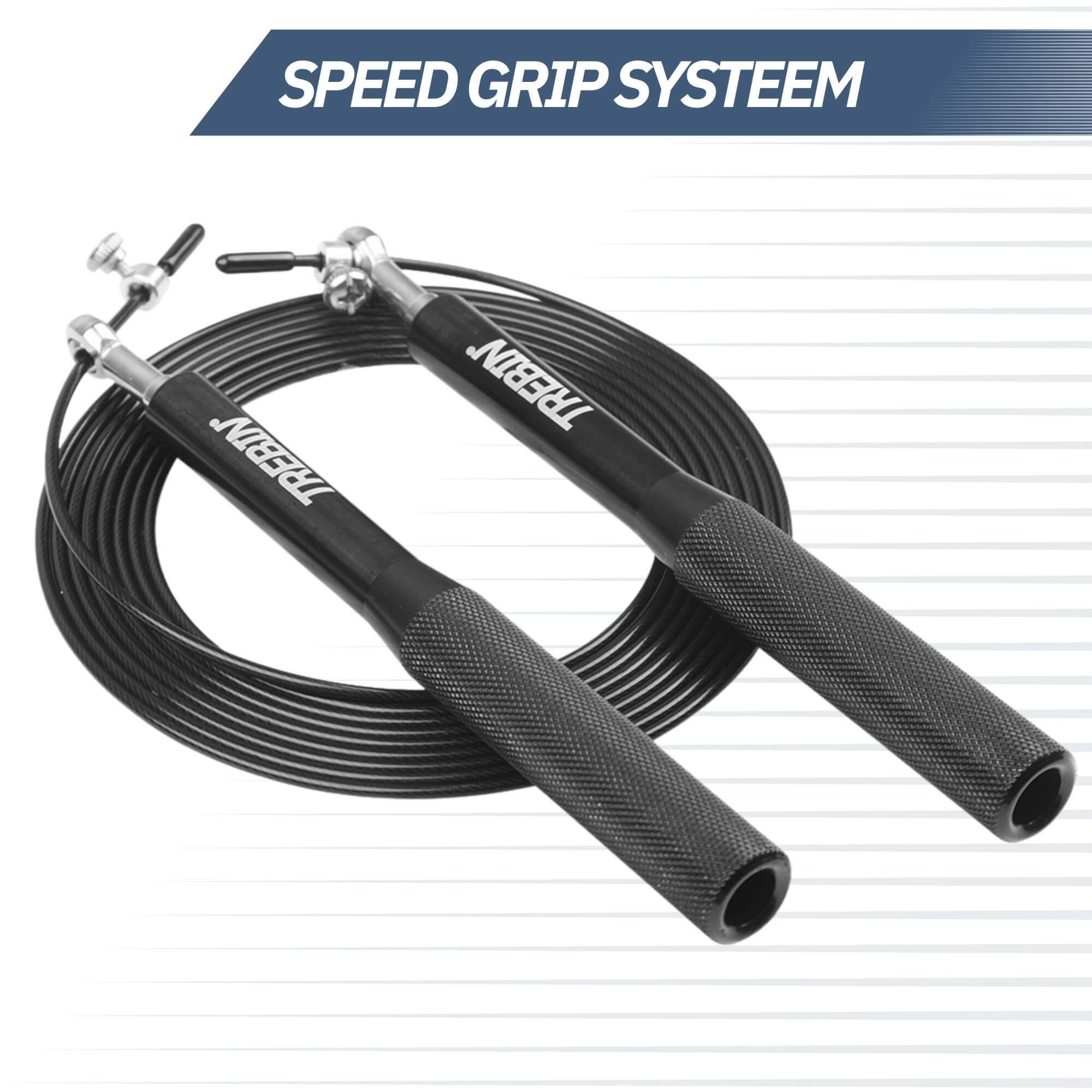 Trebin Jump Rope - Zwart