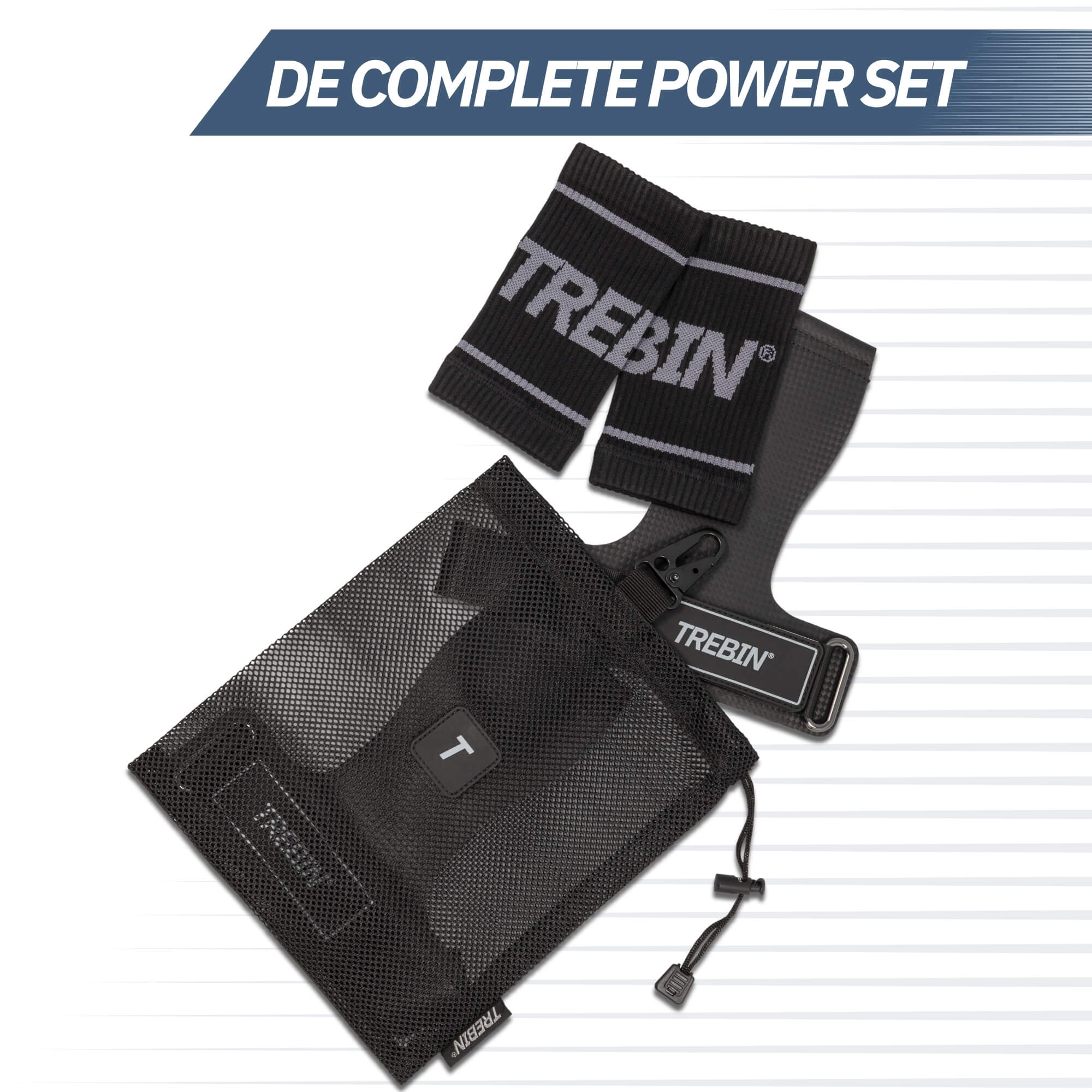 Trebin Power Grips - Zwart