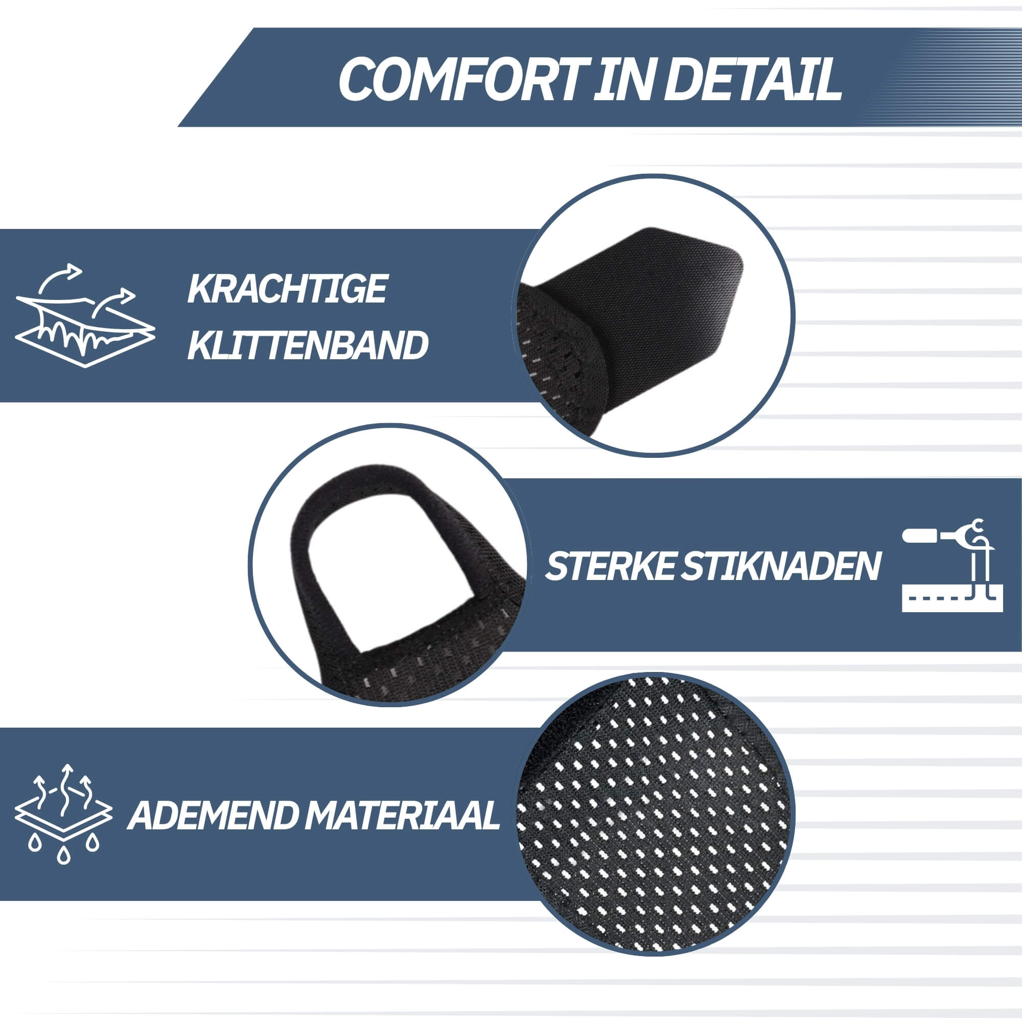 Lichtgewicht Polsbrace – Zwart (One Size)