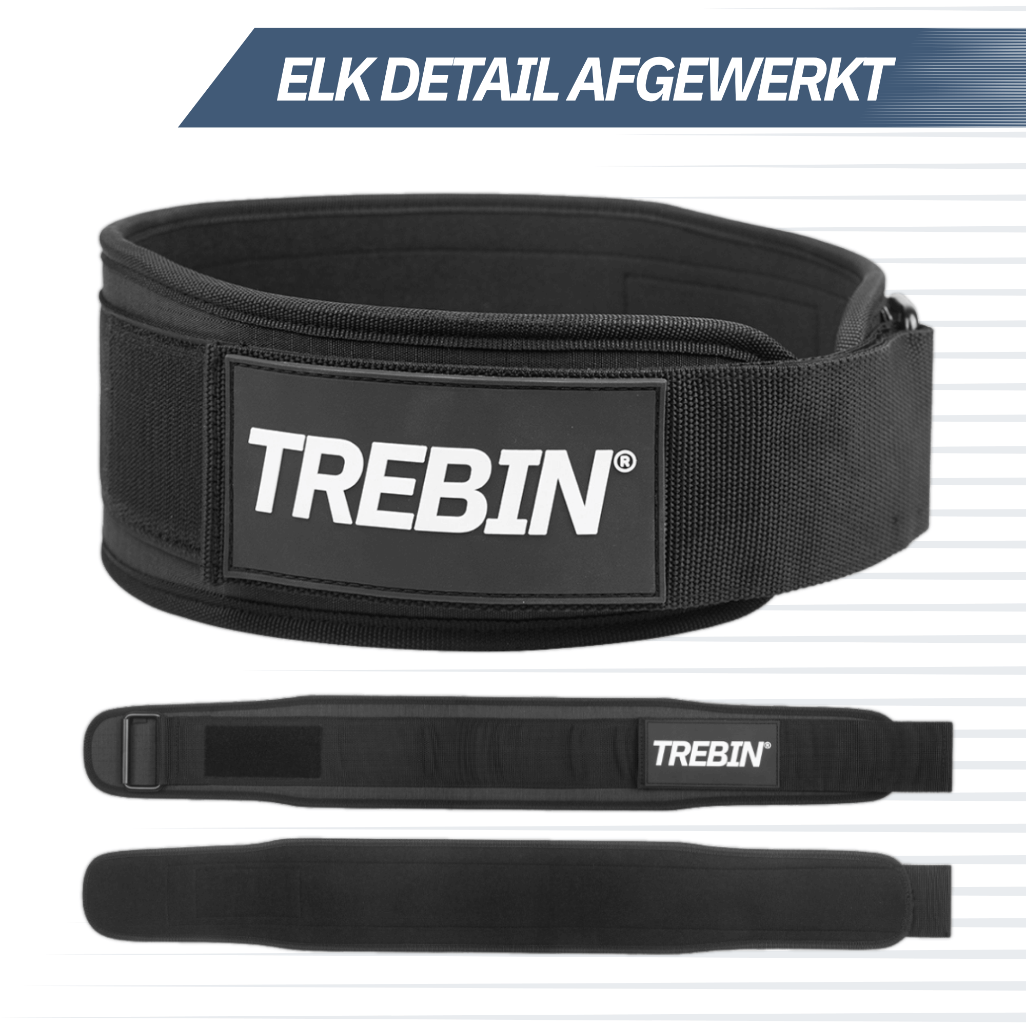 Trebin Gewichthefriem - Zwart