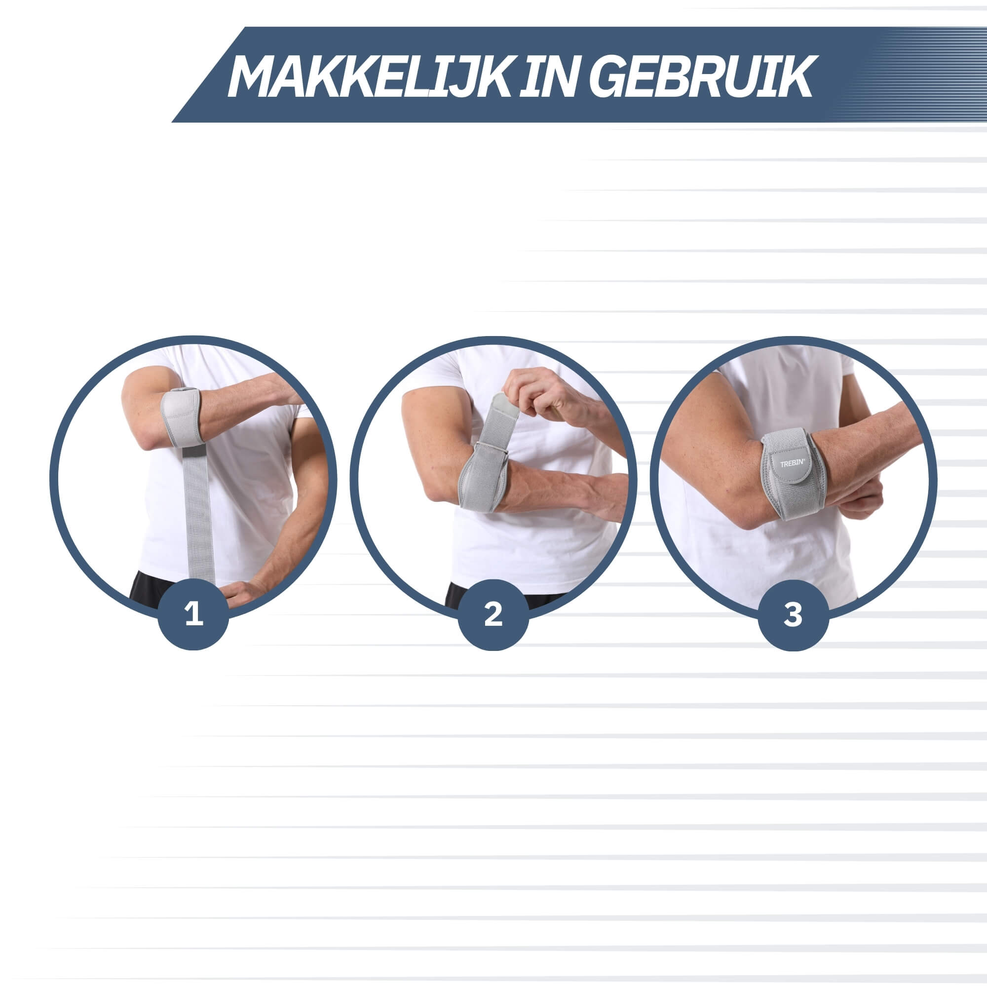 Elleboogbrace voor Tennisarm – One Size