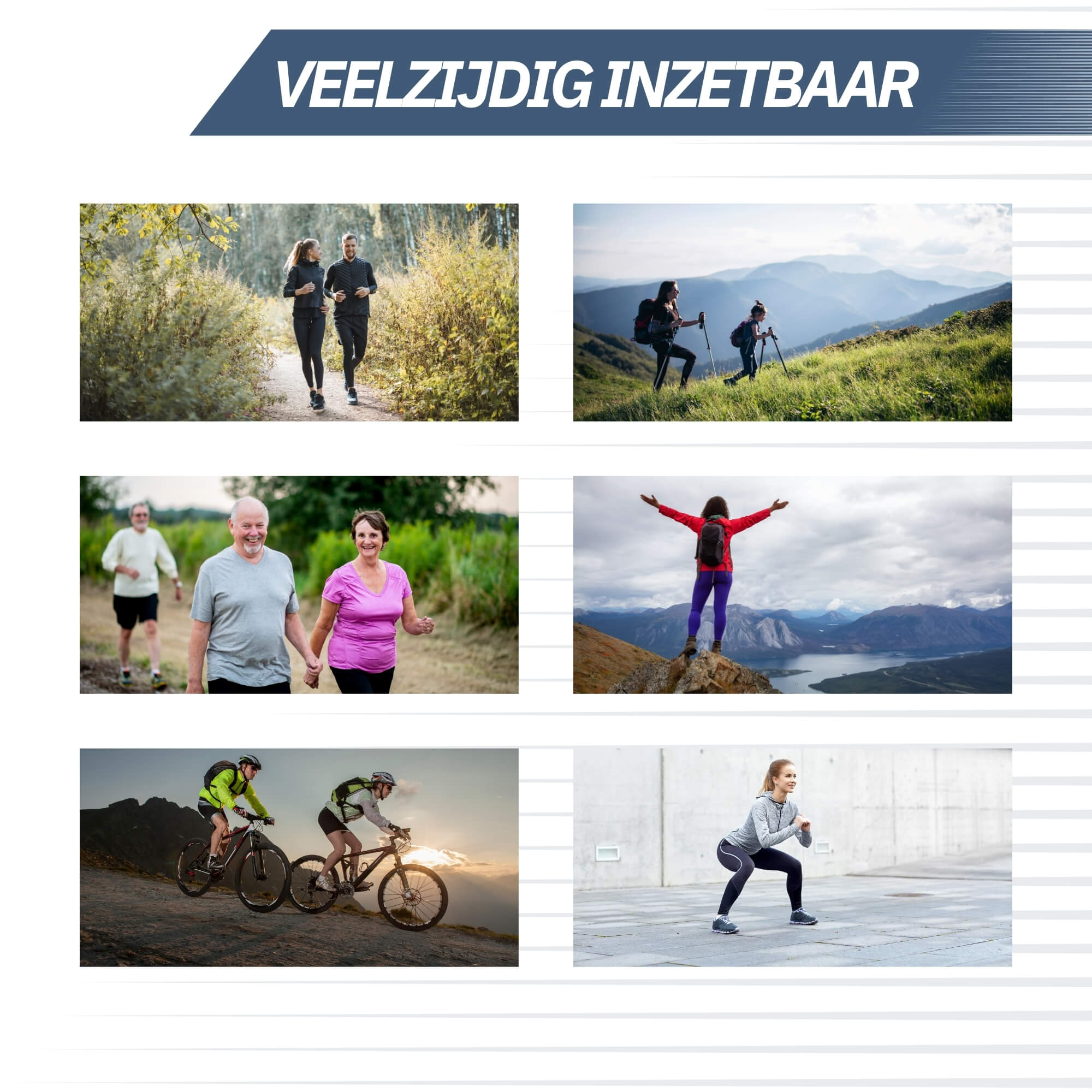 Enkelbrace met strap - Zwart (One Size)