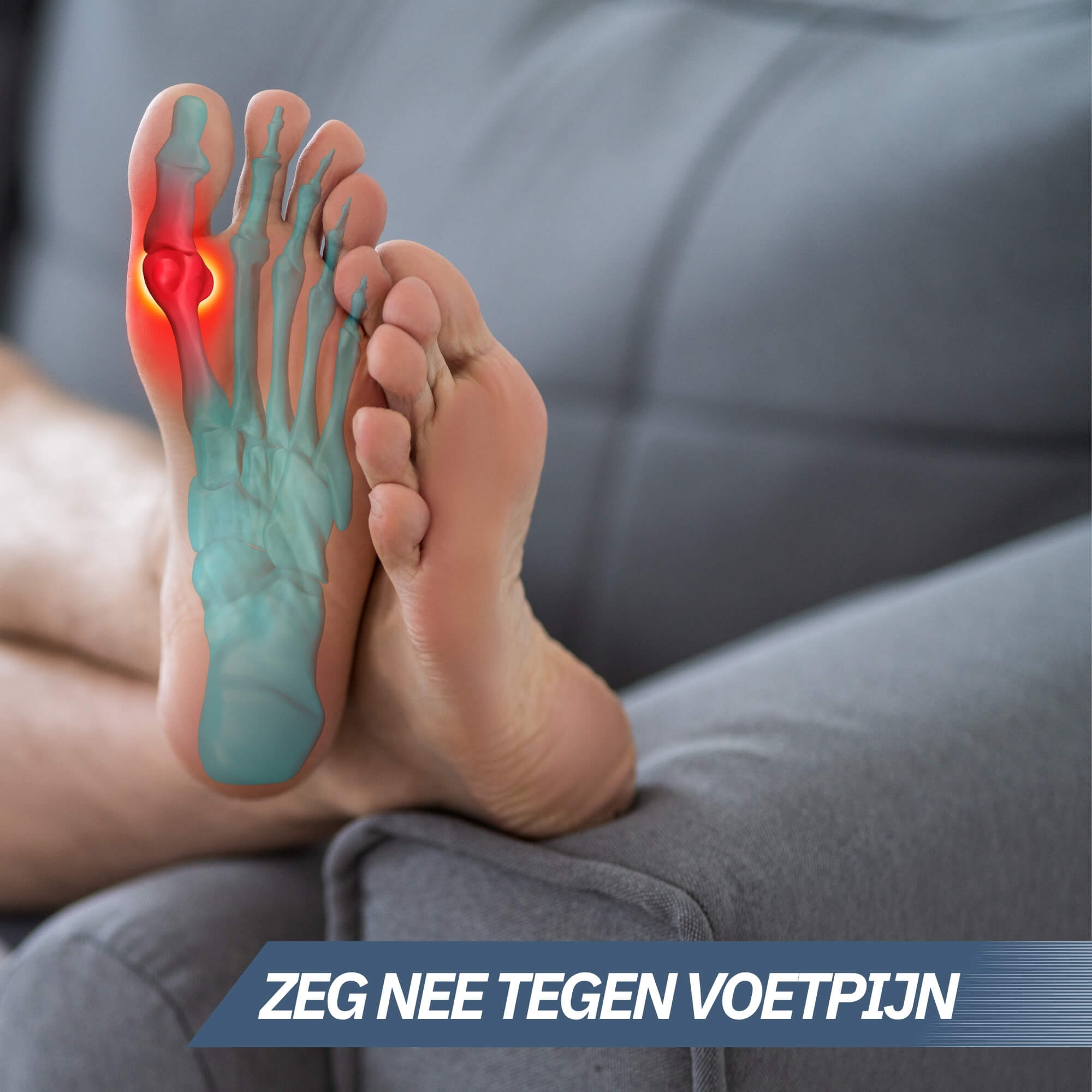 Trebin Hallux Valgus Teencorrector – Set van 2, One Size, Zwart