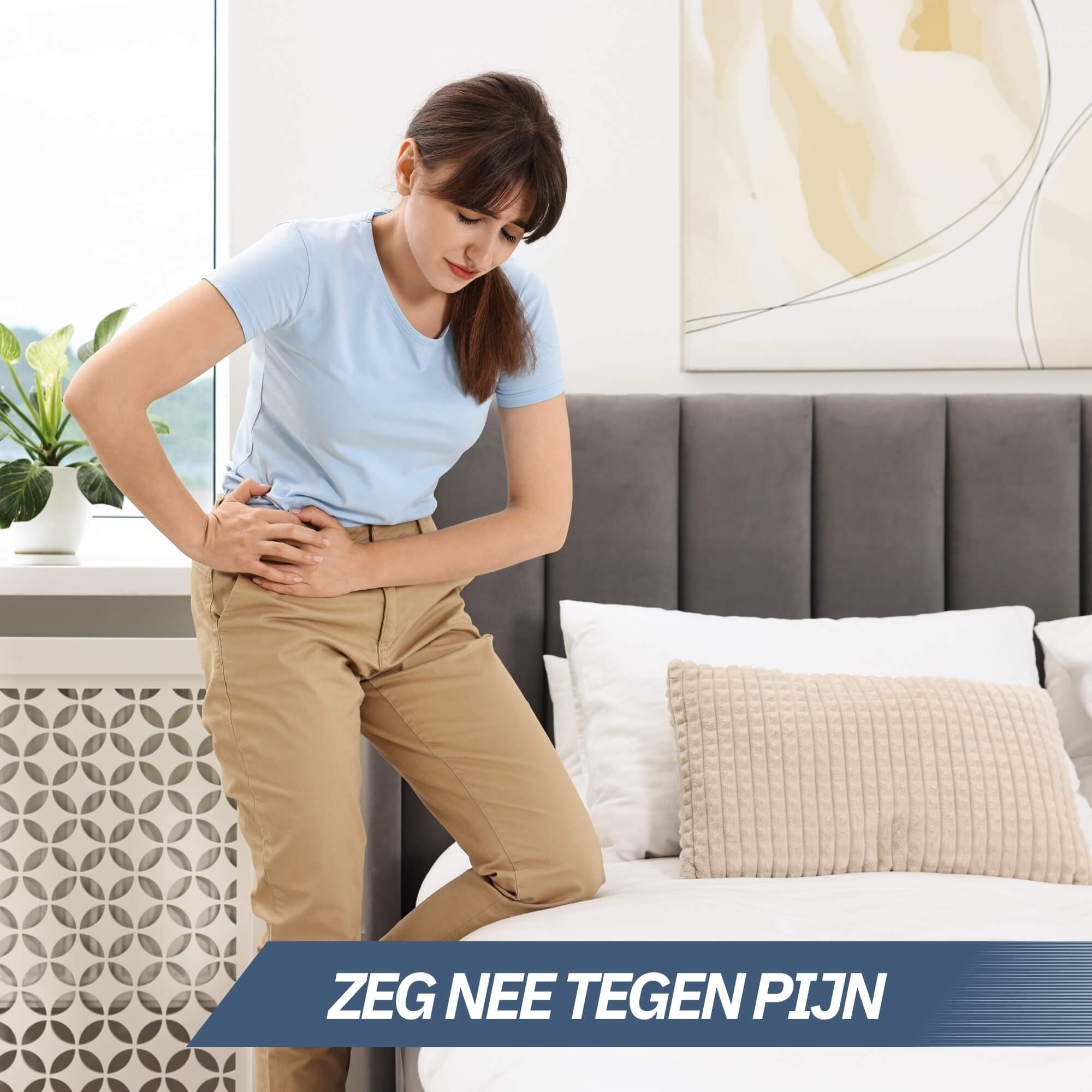 Trebin Heupbrace – Zwart, One Size