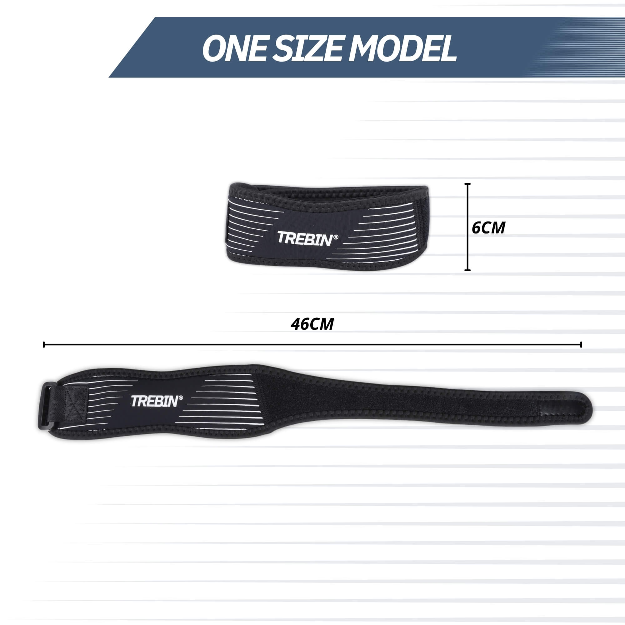 Trebin Patella Brace - Zwart - One Size