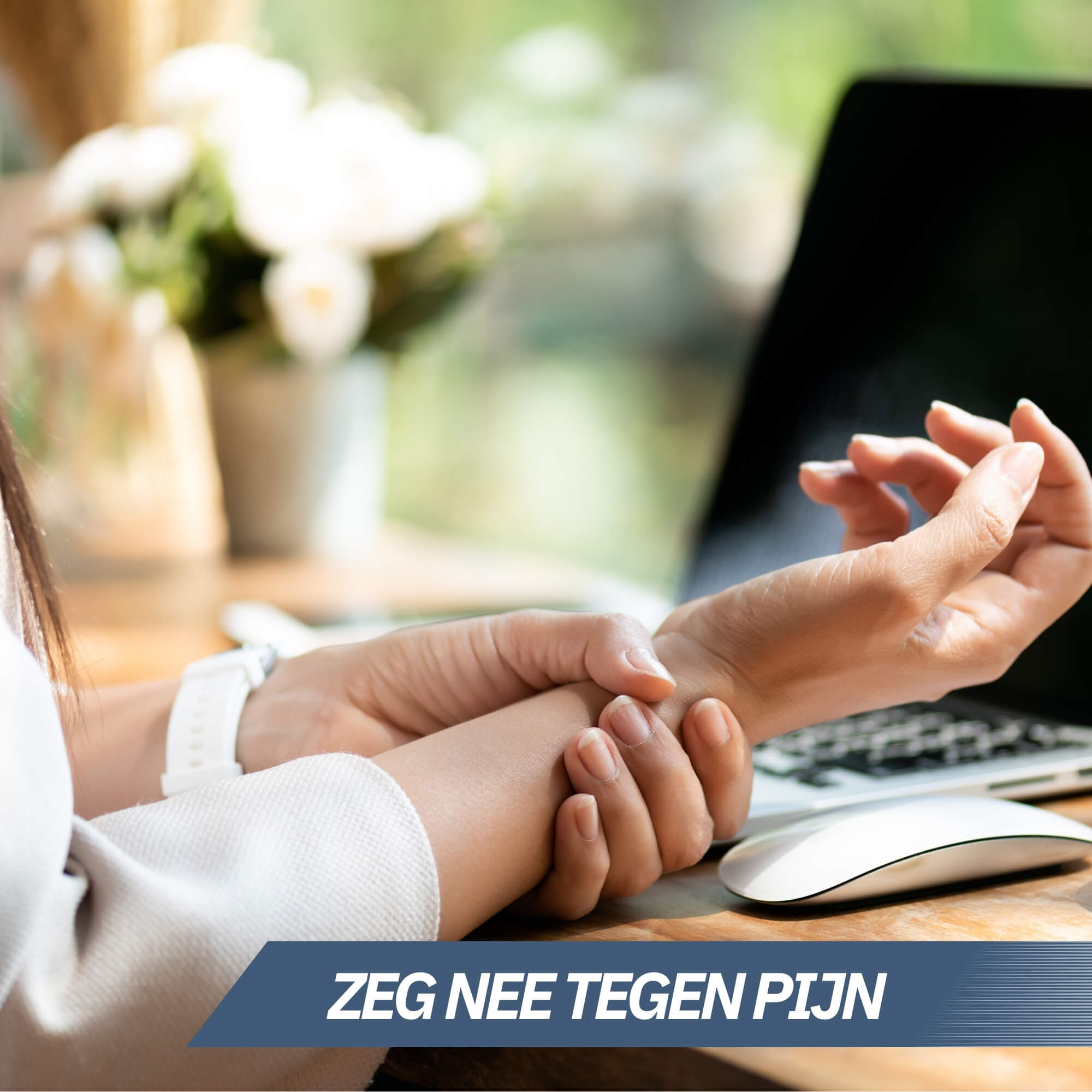 Lichtgewicht Polsbrace – Zwart (One Size)