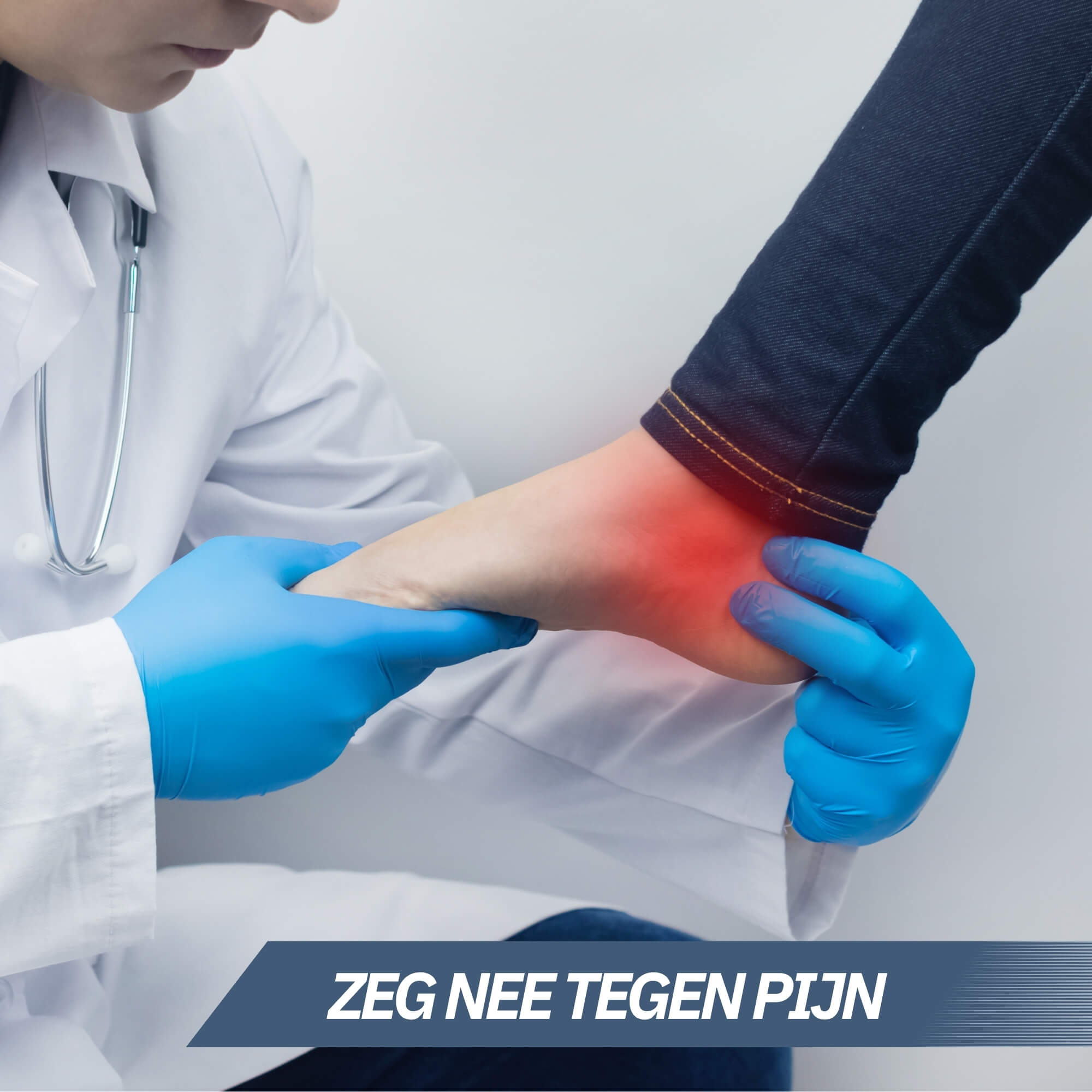 Trebin Enkelbrace met Fiber Versteviging – Zwart