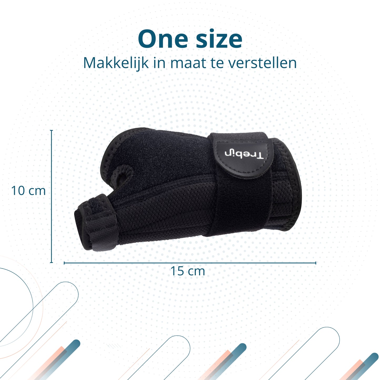 Trebin Duim Brace - Zwart - One Size
