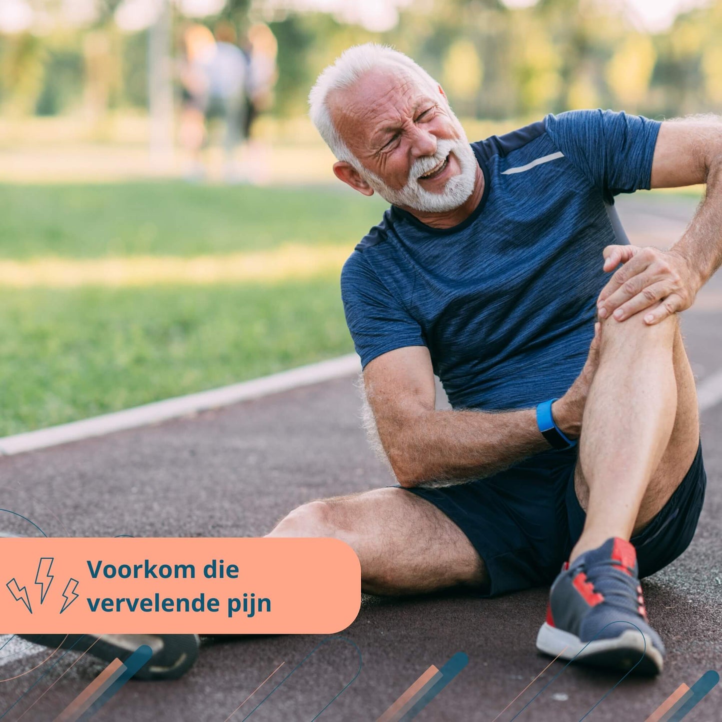 Trebin Patella Brace - Zwart - Grijs - One Size