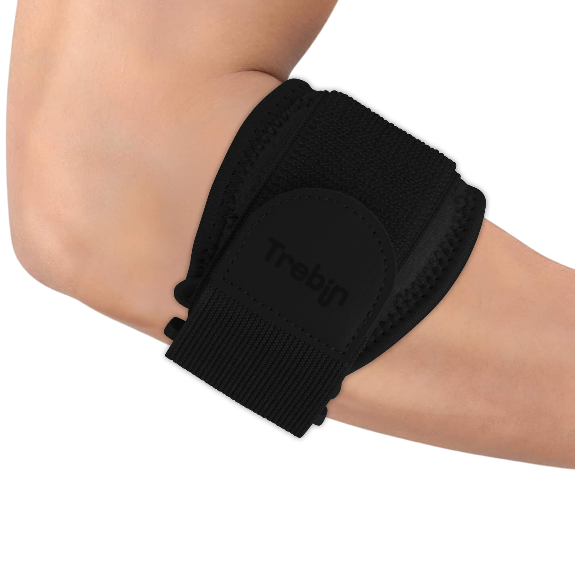 Trebin Elleboogbrace – Zwart, One Size