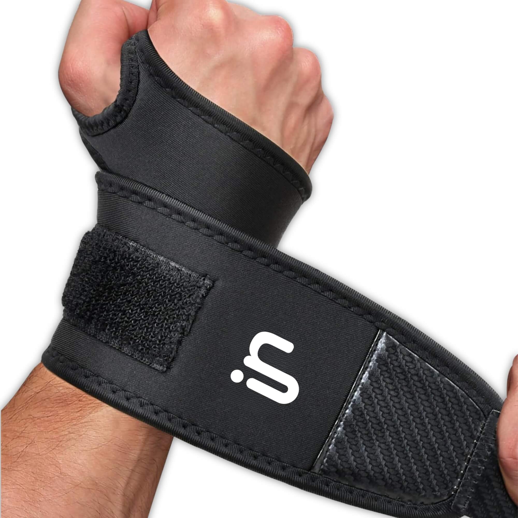 Trebin Robuuste Pols Brace - Zwart, One Size