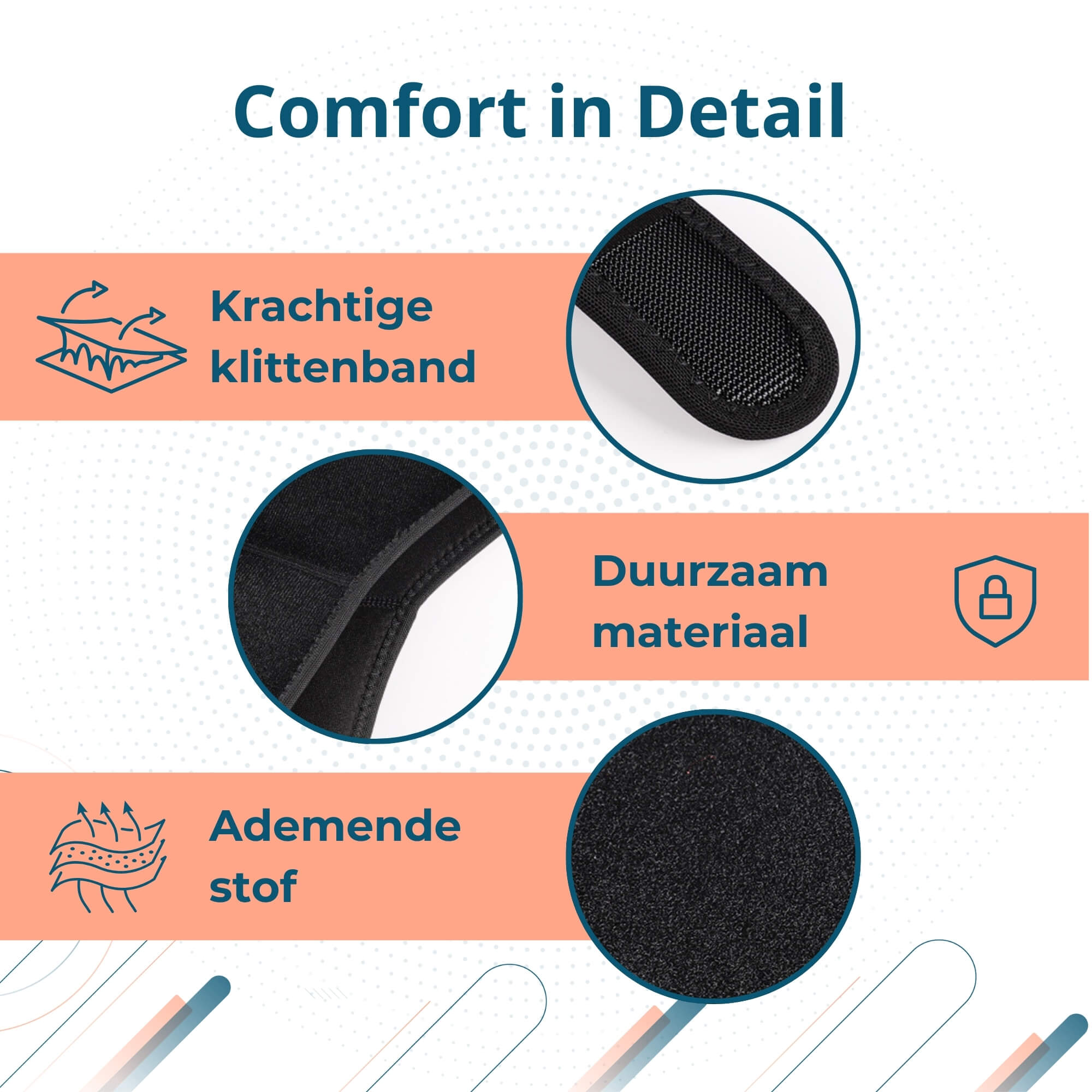 Trebin Schouderbrace – Zwart, One Size, Universeel