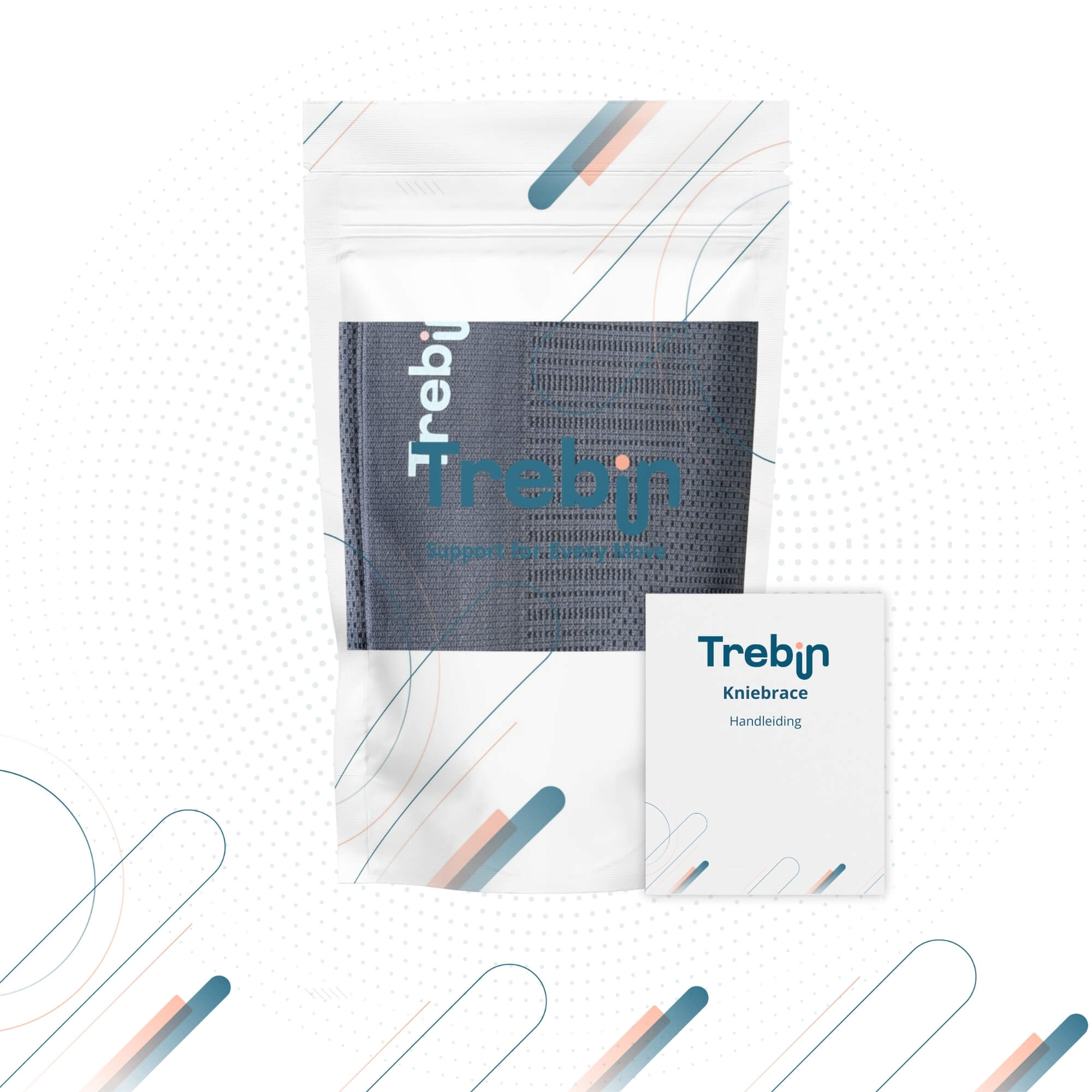 Trebin Kniebrace - Grijs