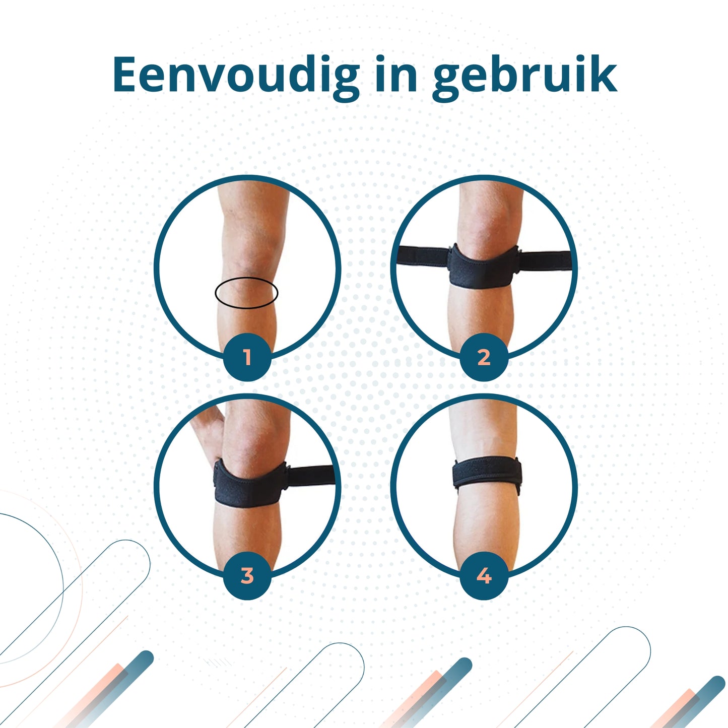 Trebin Patella Brace - Zwart - One Size