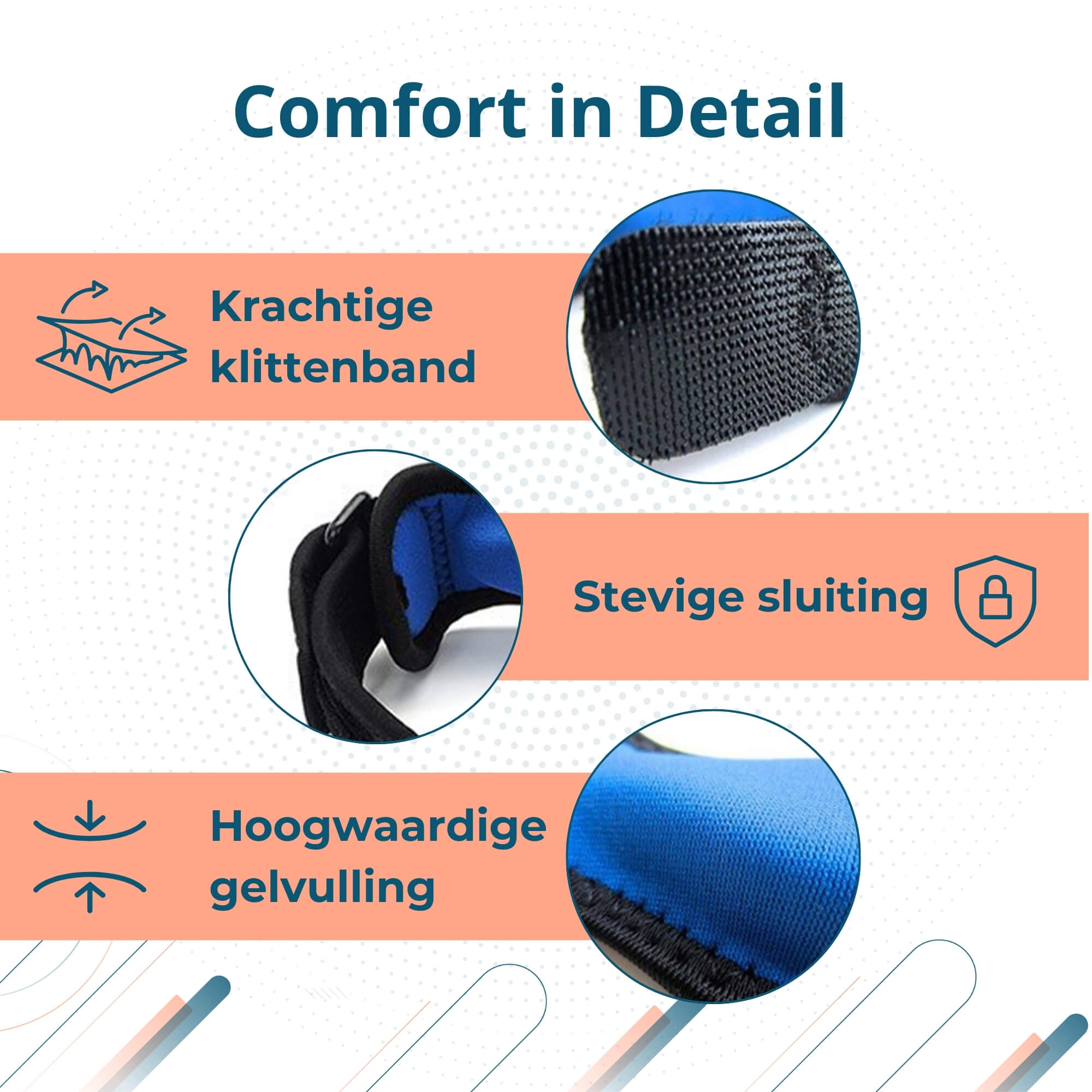 Trebin Elleboogbrace – Zwart, One Size