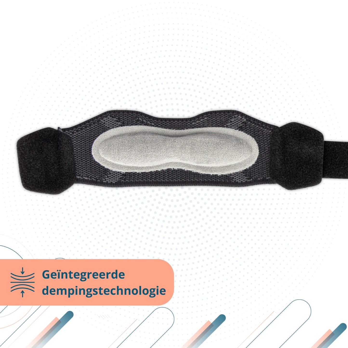 Trebin Patella Brace - Zwart - Grijs - One Size