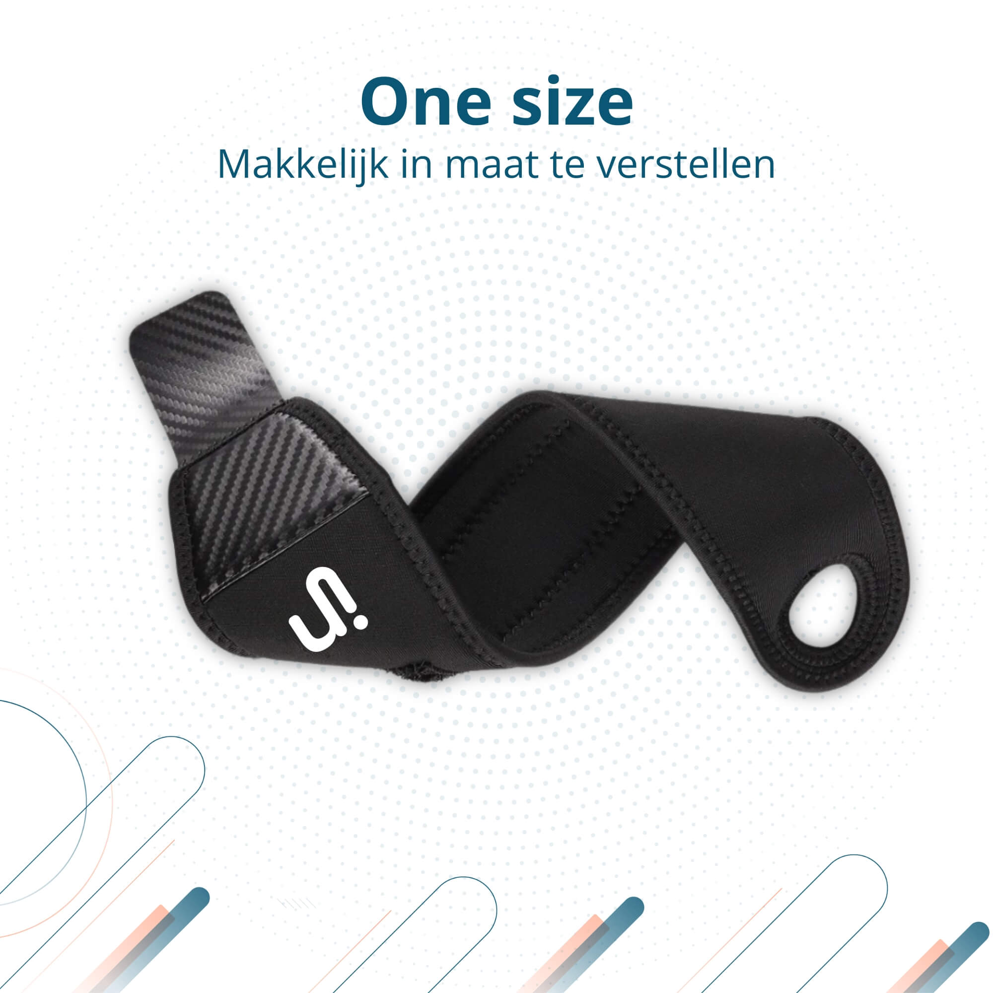 Trebin Robuuste Pols Brace - Zwart, One Size