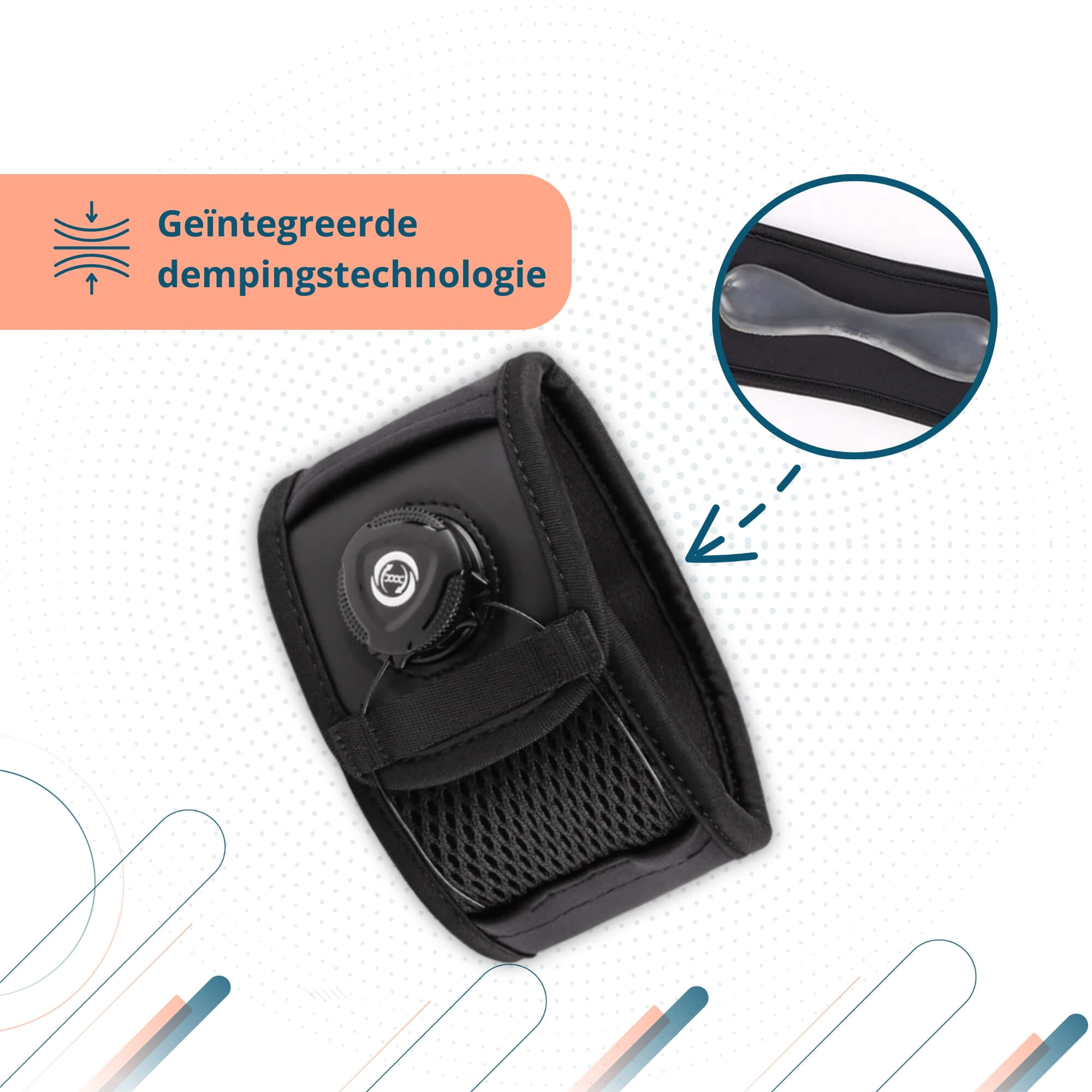 Trebin Elleboogbrace – Zwart, One Size