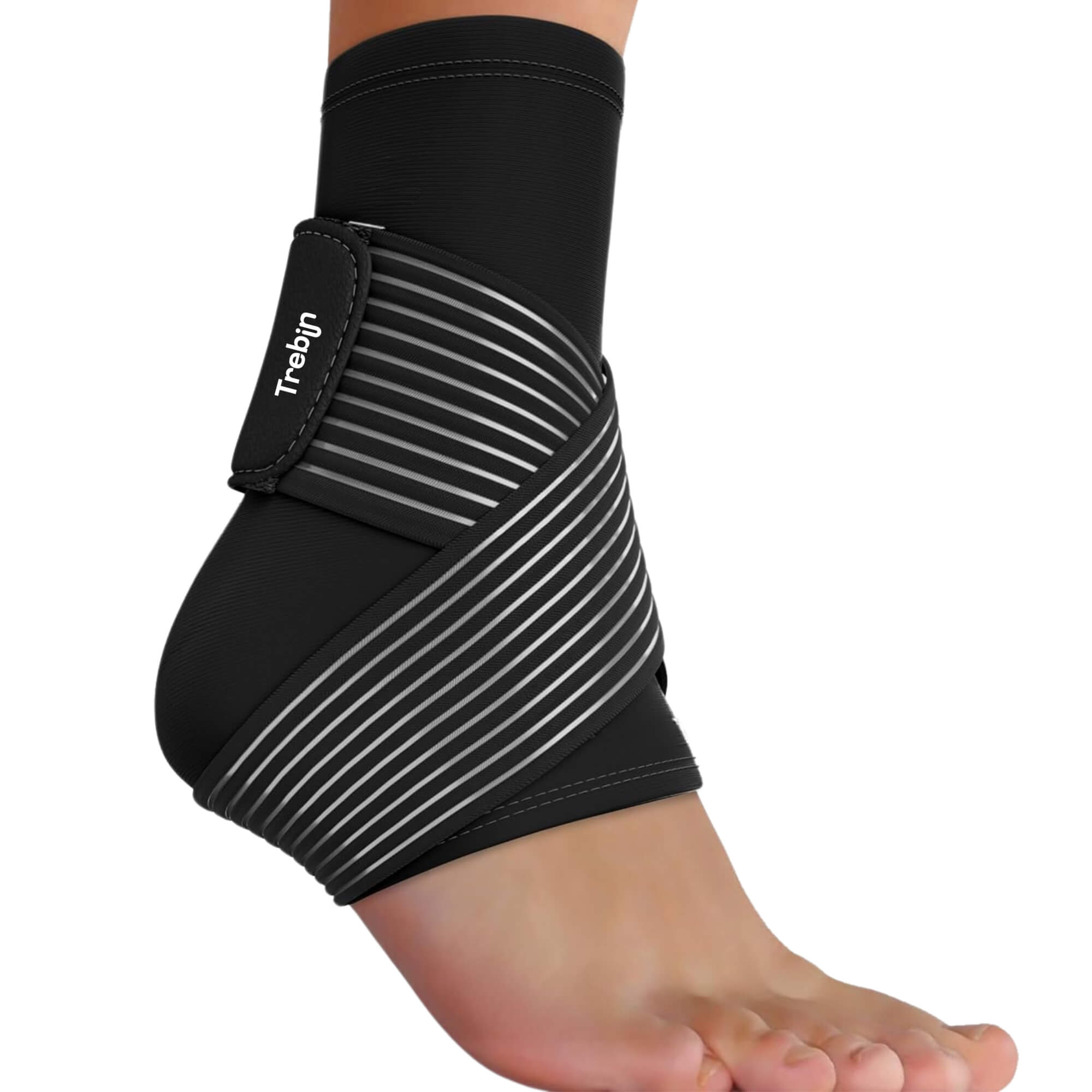 Trebin Enkel Brace - Zwart - One Size
