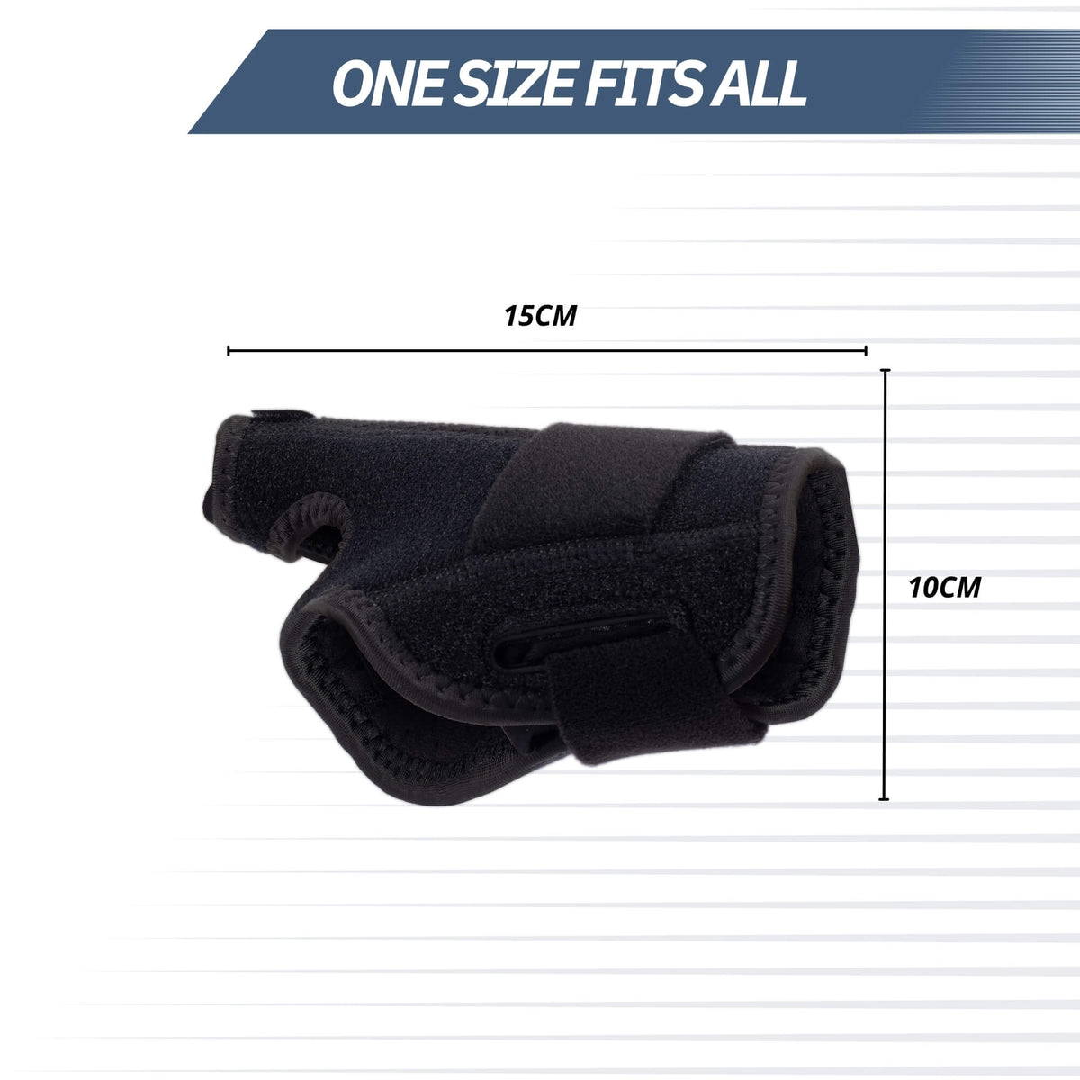 Duimbrace – Zwart (One Size)