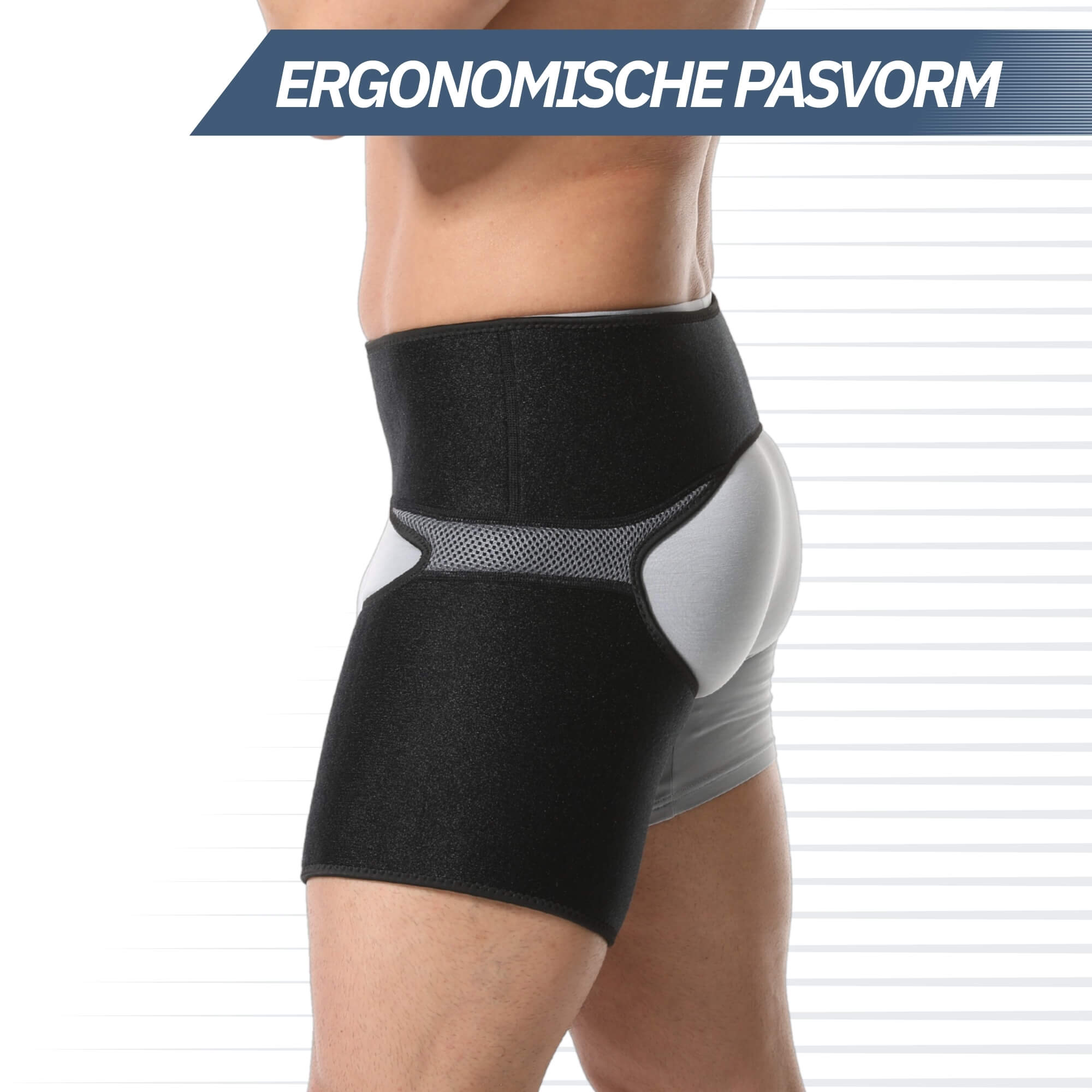 Premium Heupbrace – Zwart