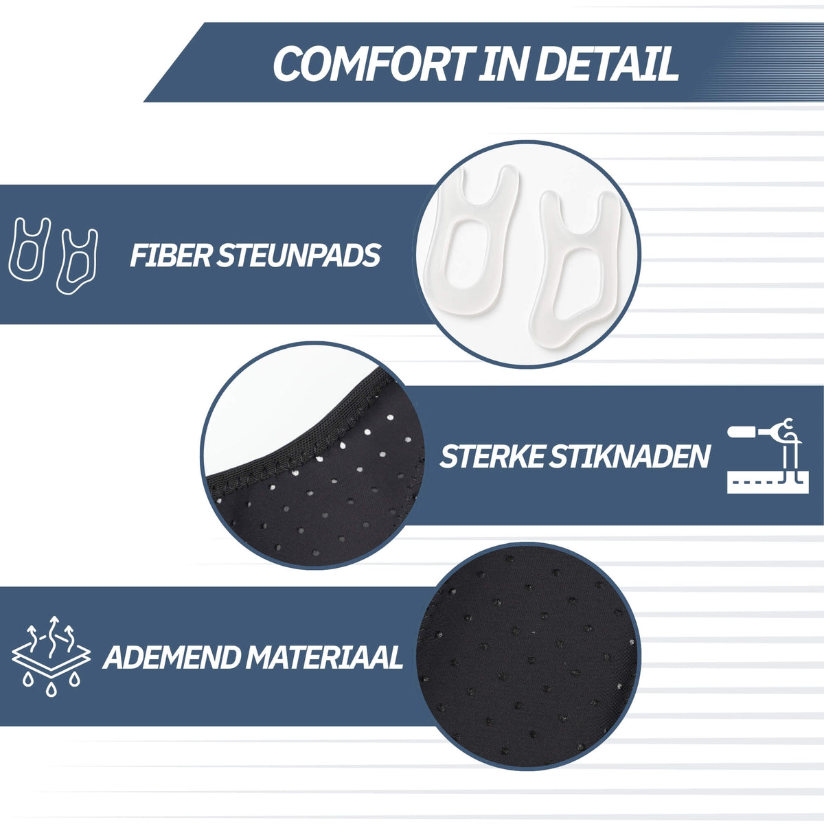 Enkelbrace met Fiber Versteviging – Zwart