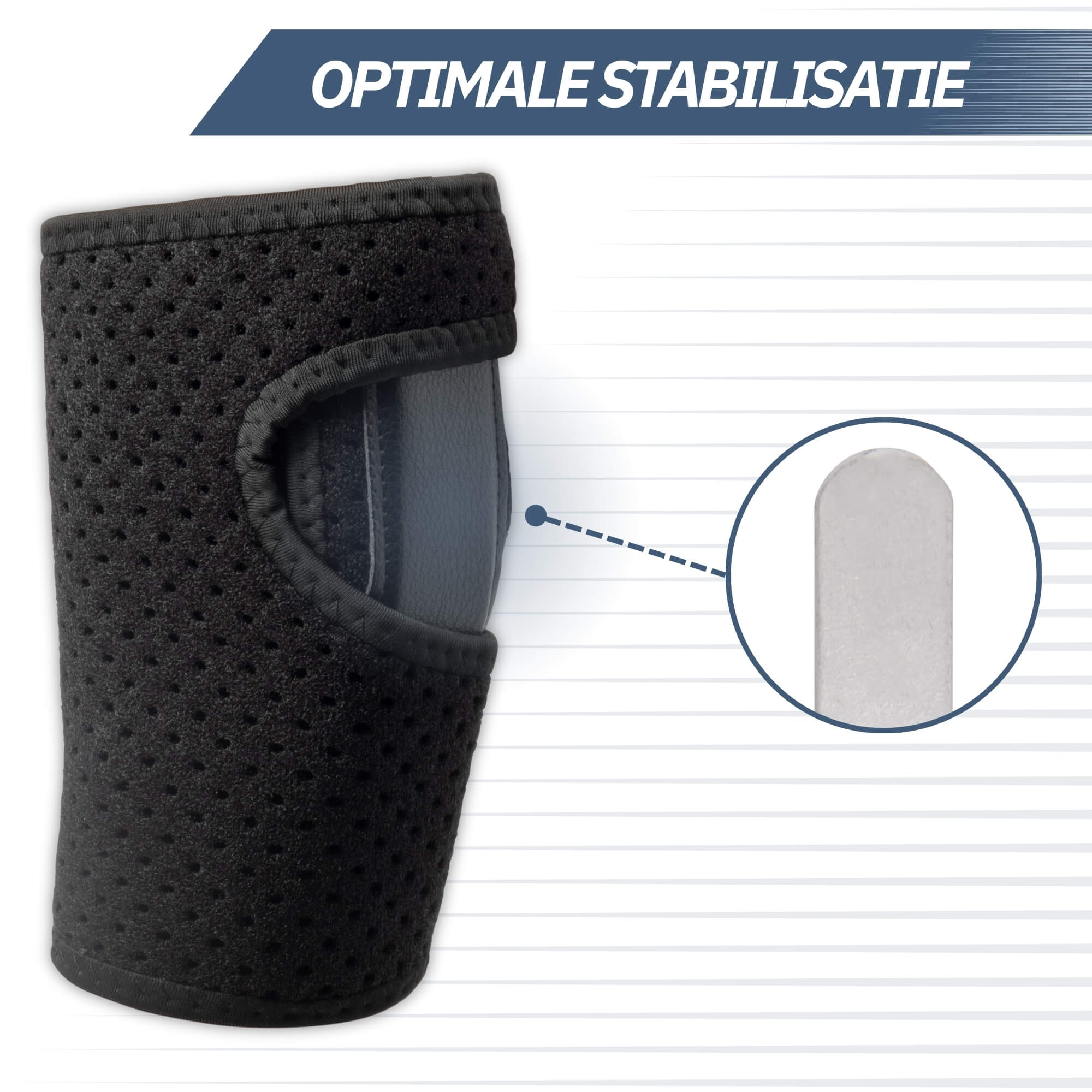 Trebin Pols Brace - Zwart