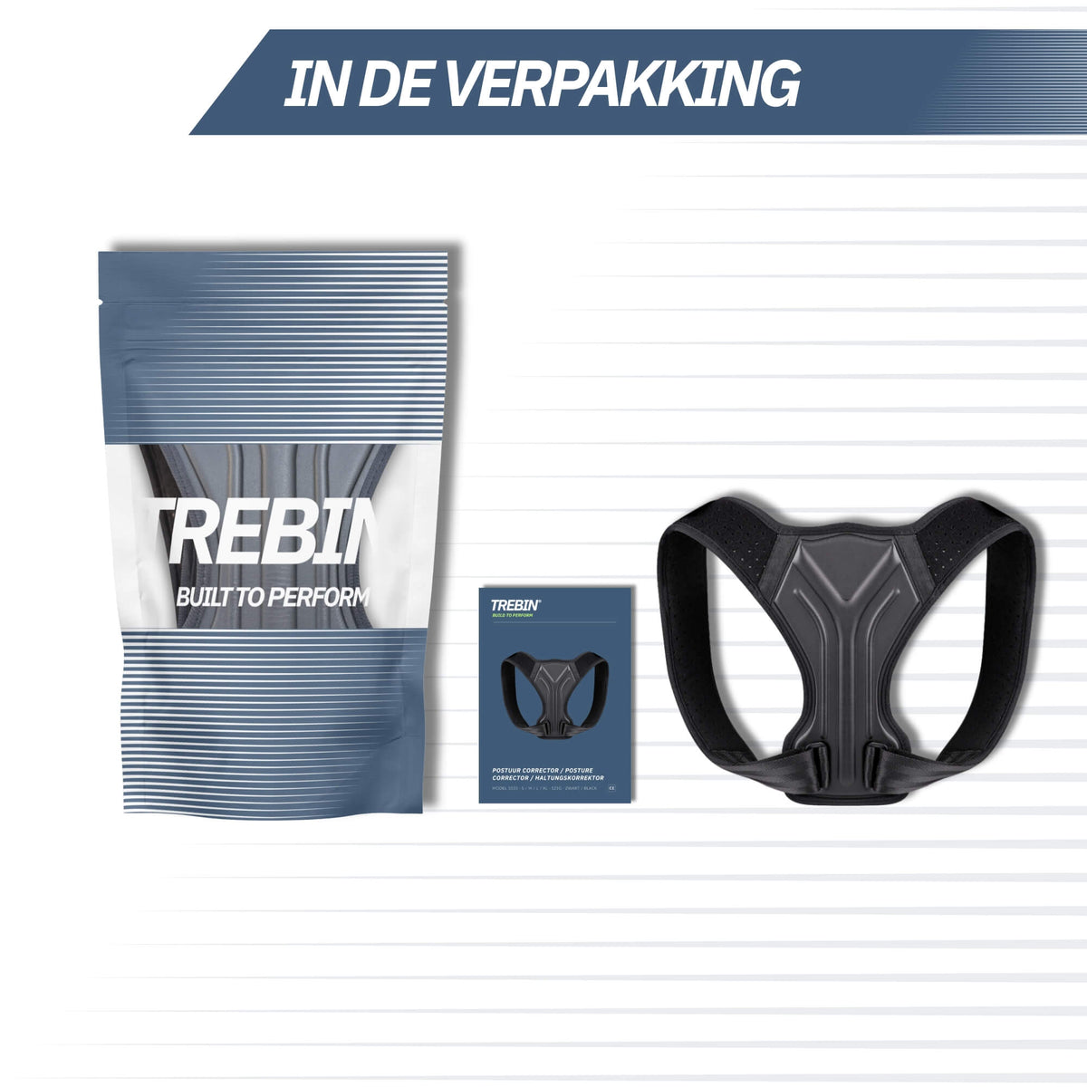 Trebin Postuurcorrector - Houdingscorrector voor Rug en Schouders