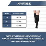 Compressiekousen 20-30 mmHg – Zwart