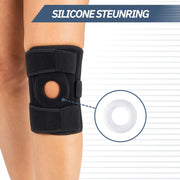 Kniebrace verstelbaar - Zwart (One Size)