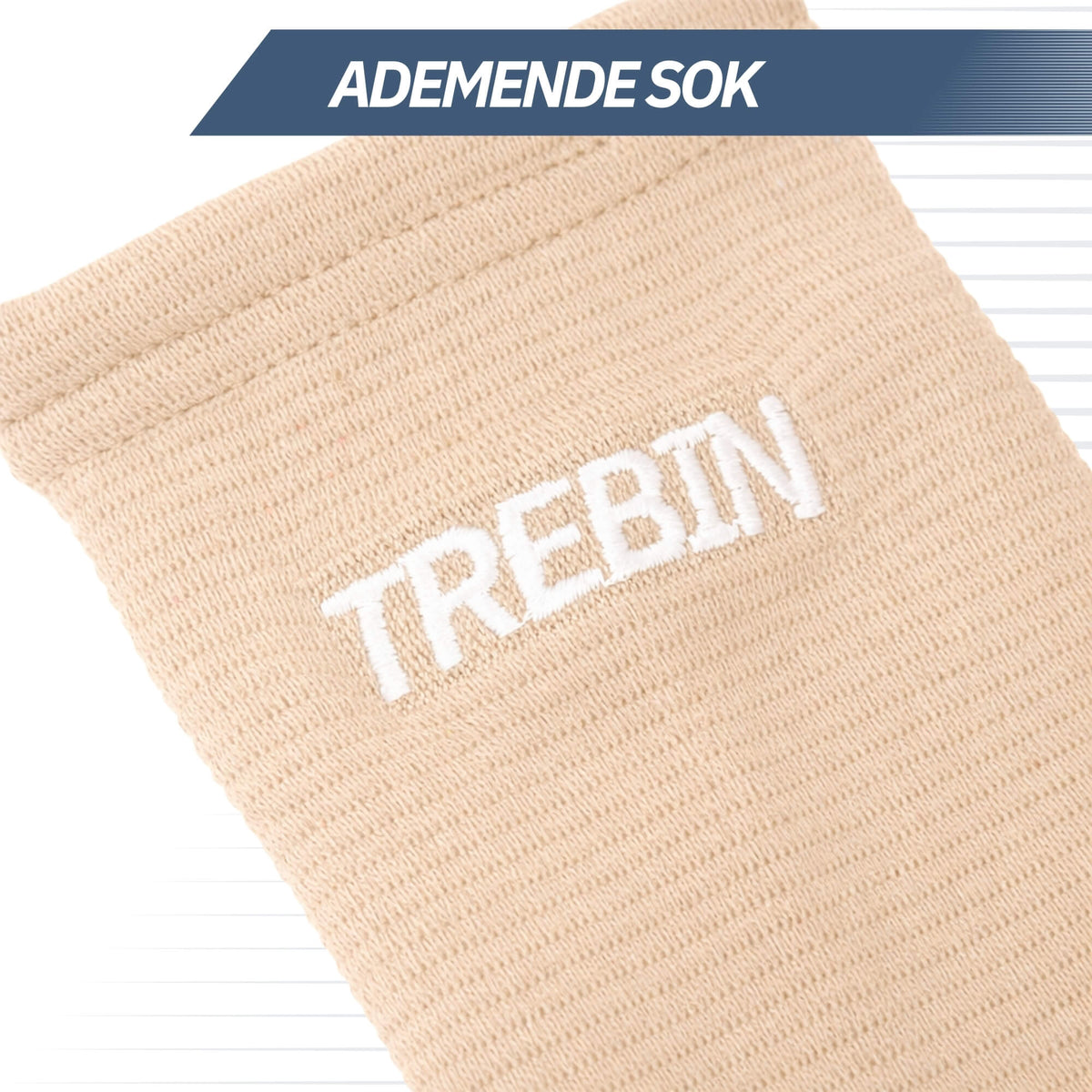 Enkelbrace met Strap – Beige One Size