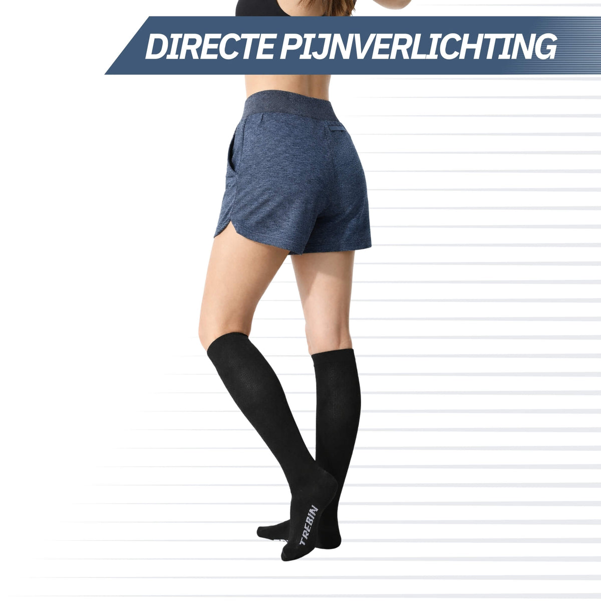 Compressiekousen 20-30 mmHg – Zwart