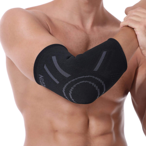 Elleboogbrace 3D Sleeve – Zwart/Grijs