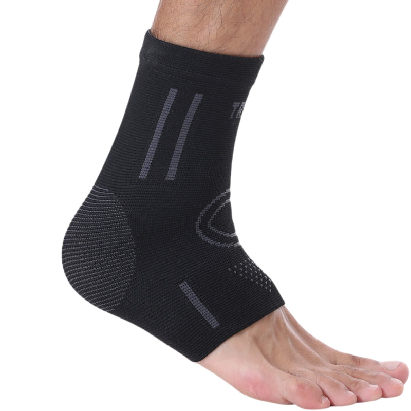 Enkelbrace 3D Ankle Sleeve – Zwart/Grijs