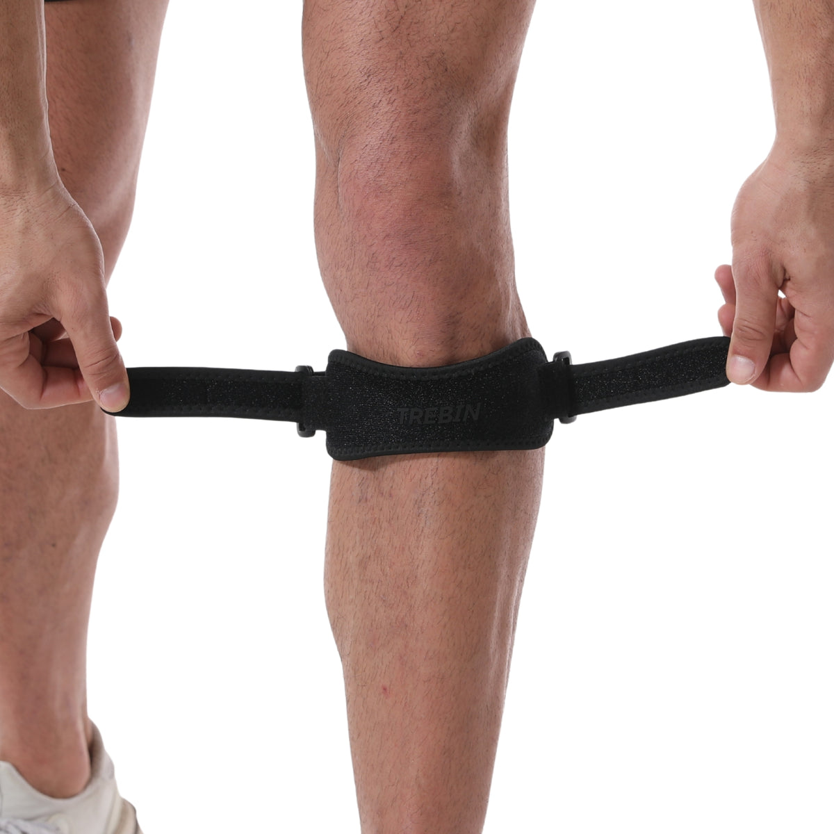 Patellabrace – Zwart (One Size)