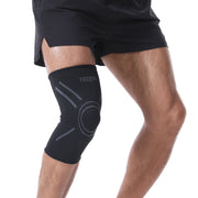 Kniebrace met Anti-Slip - Zwart/Grijs