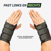 Polsbrace met Spalk - Links en Rechts - One Size