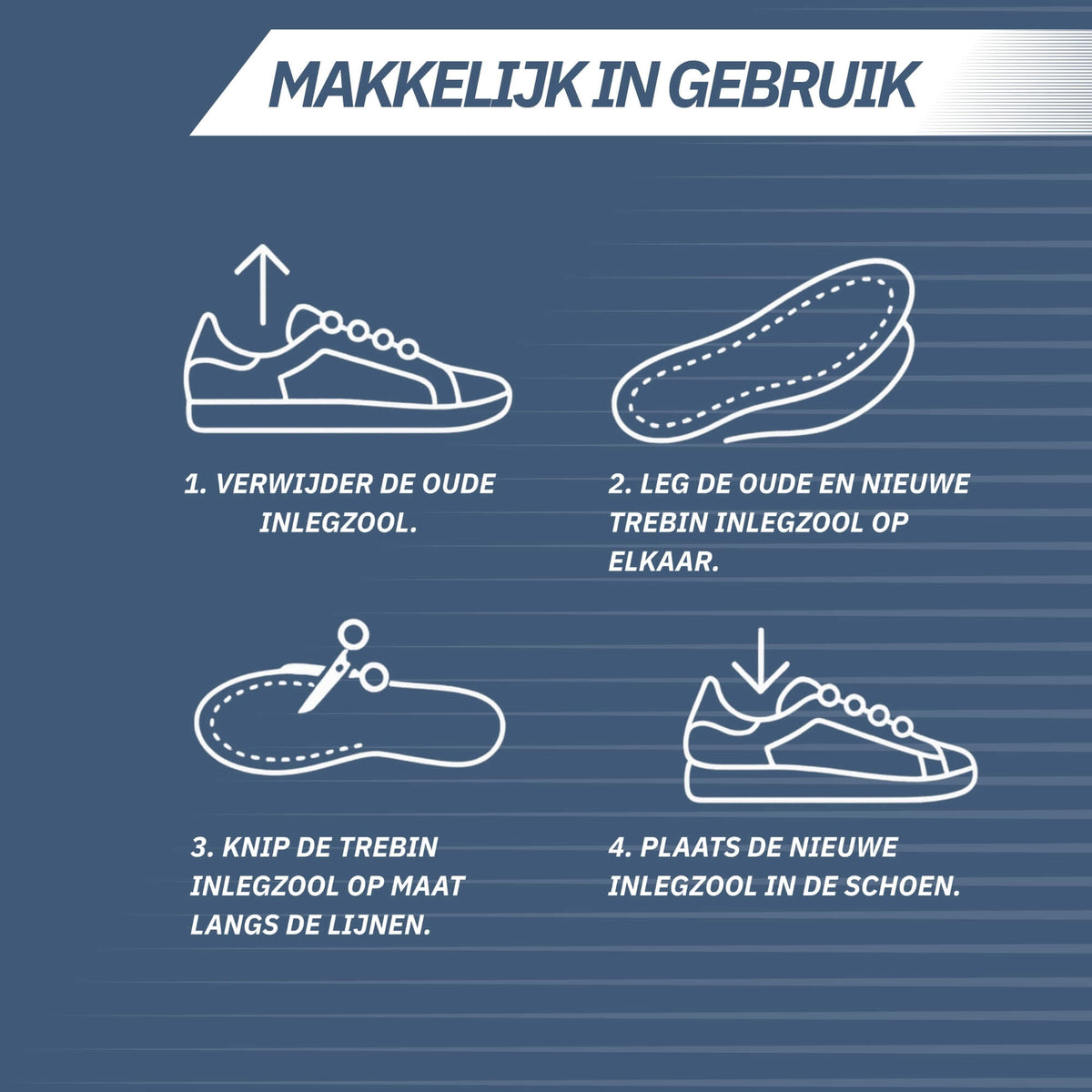 Inlegzolen met Voetboogondersteuning – Premium Demping