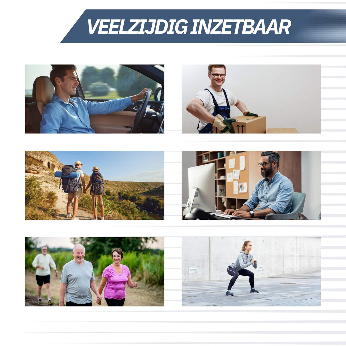 Rugbrace met Lendensteun – Zwart