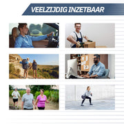 Rugbrace met Lendensteun – Zwart