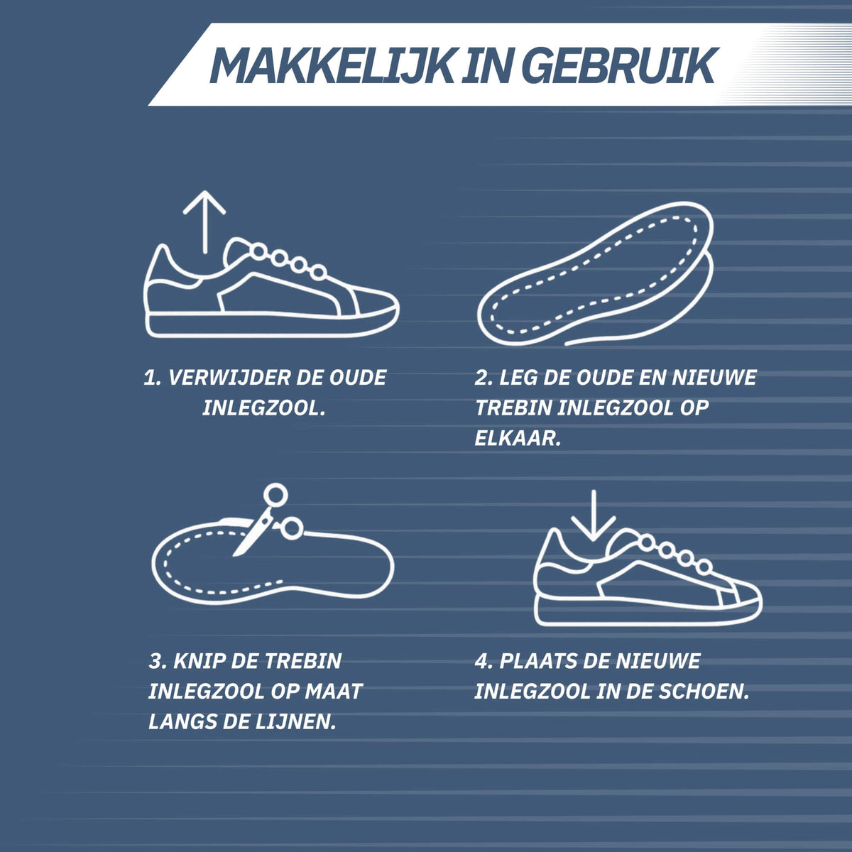 Comfort Inlegzolen met Voetboogondersteuning & Demping