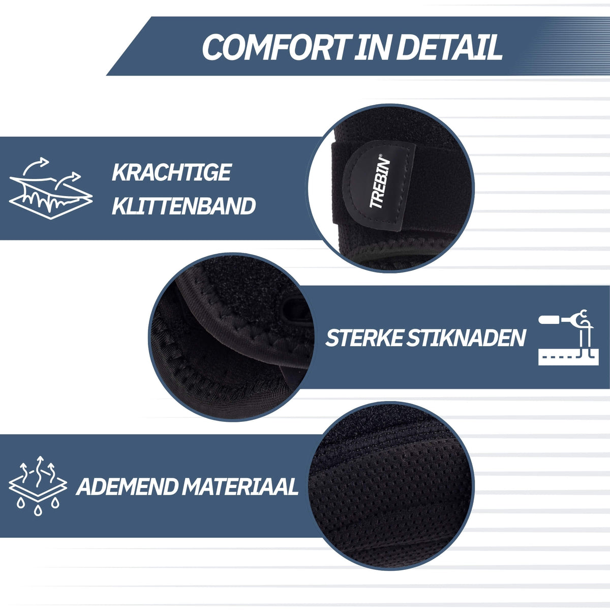 Duimbrace – Zwart (One Size)
