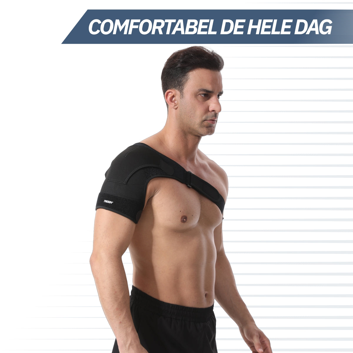 SCHOUDERBRACE - ZWART (ONE SIZE)